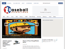 Tablet Screenshot of baseballjourneyman.com